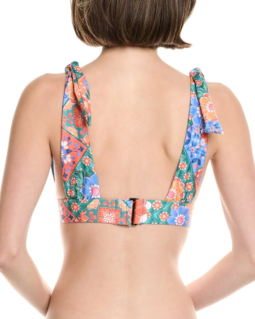 Agua Bendita Laurie Tile Bikini Top