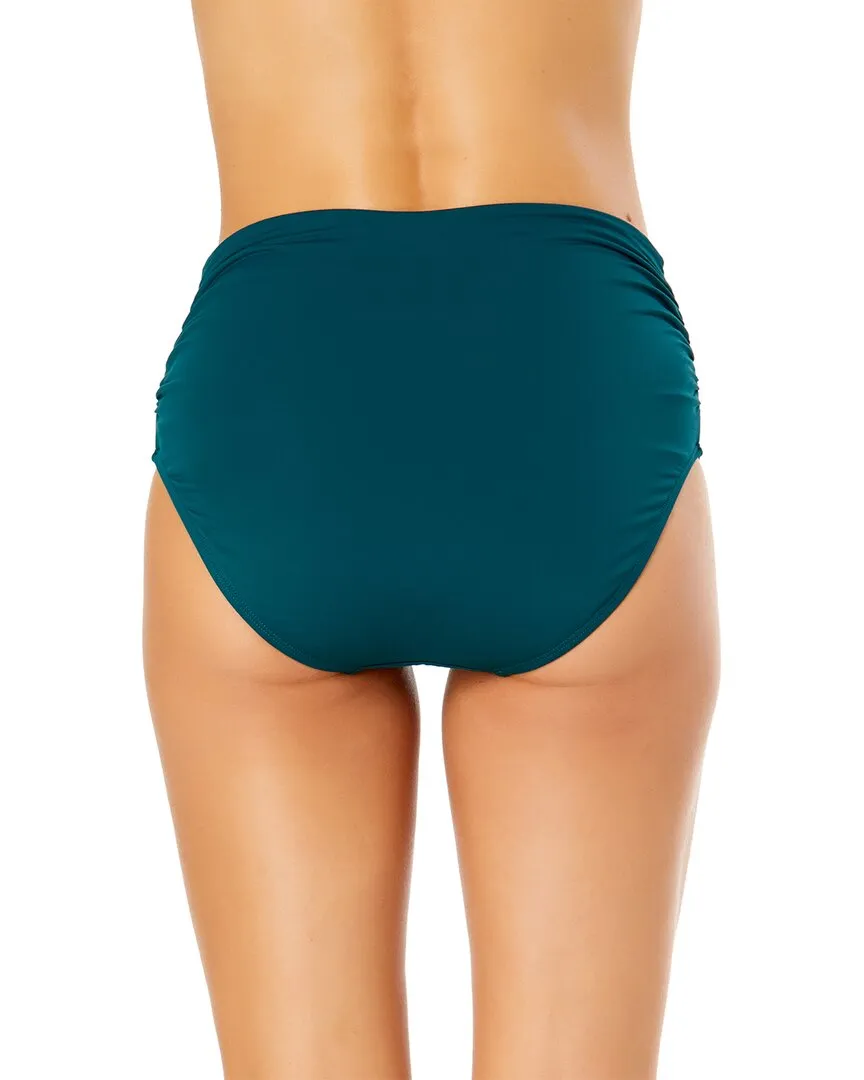 Anne Cole Hi Waist Shirred Bottom