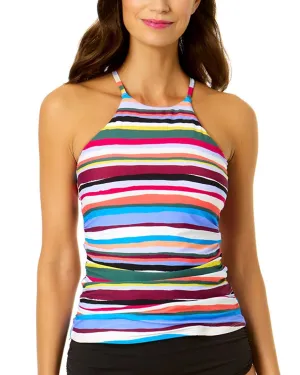 Anne Cole High Neck Tankini