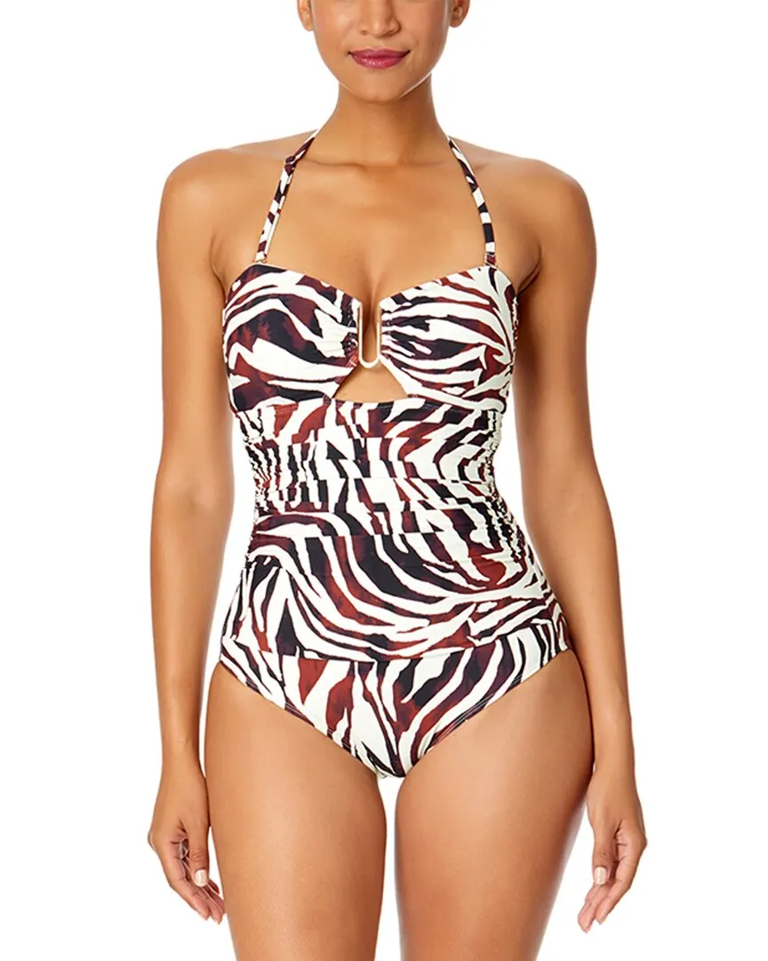 Anne Cole Ring Front High Waist Bottom