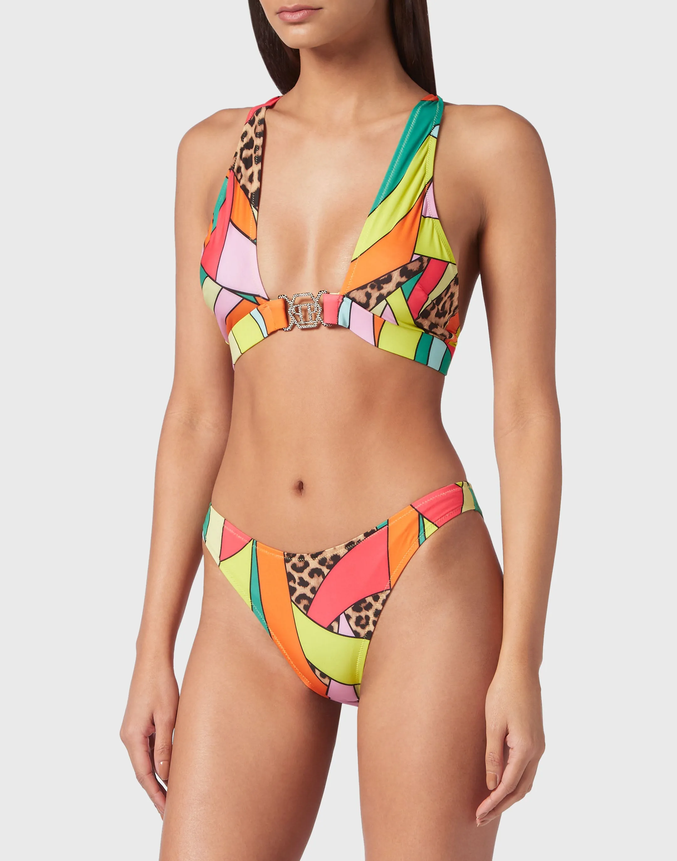 Bikini Rainbow Patchwork