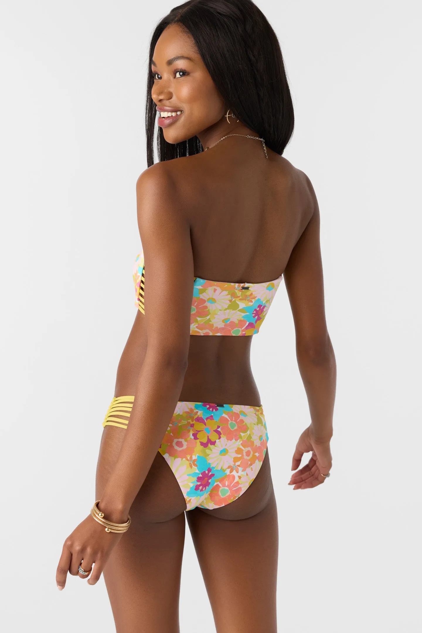 BRASILIA FLORAL BELLS BANDEAU TOP