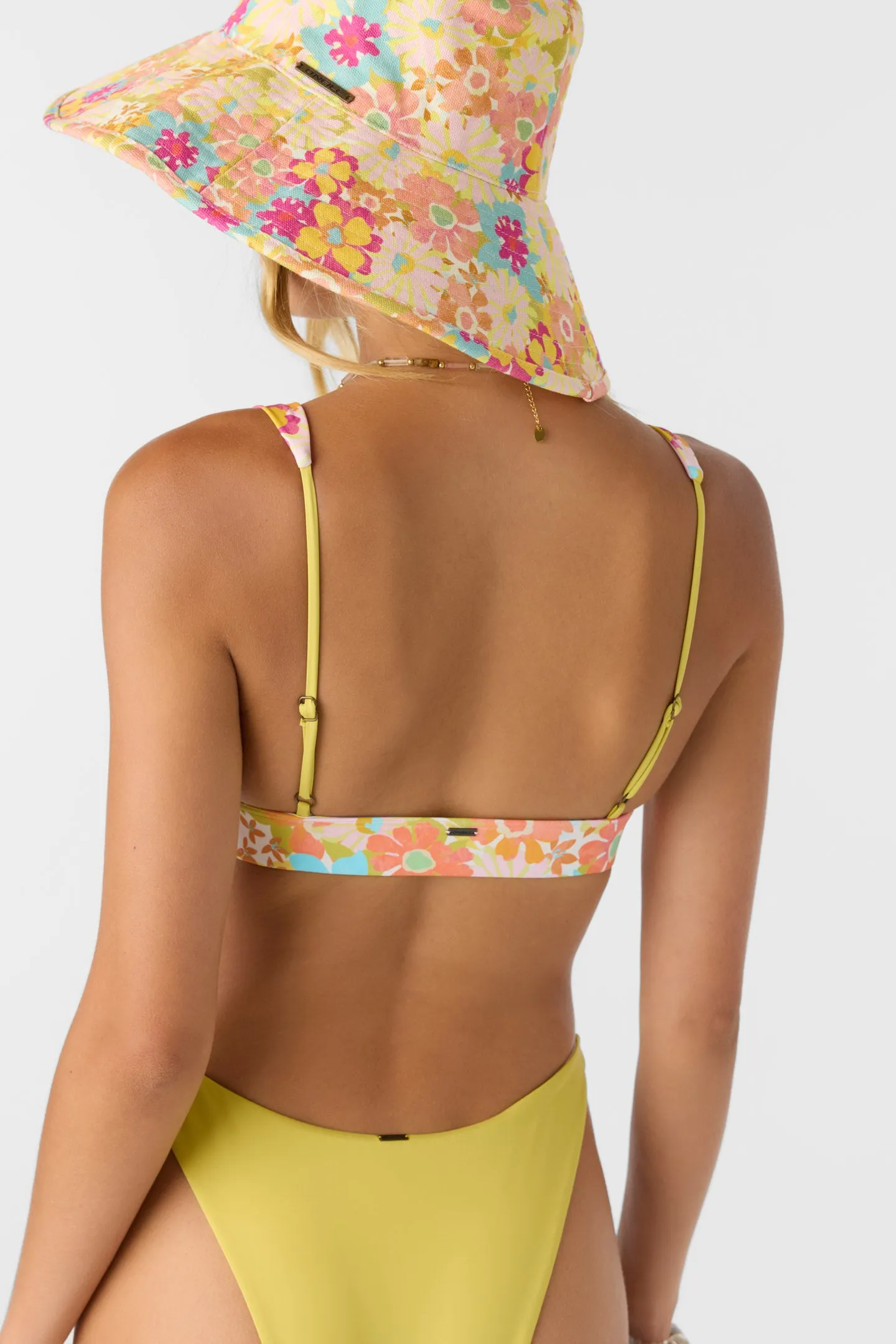 BRASILIA FLORAL CANCUN BRALETTE TOP