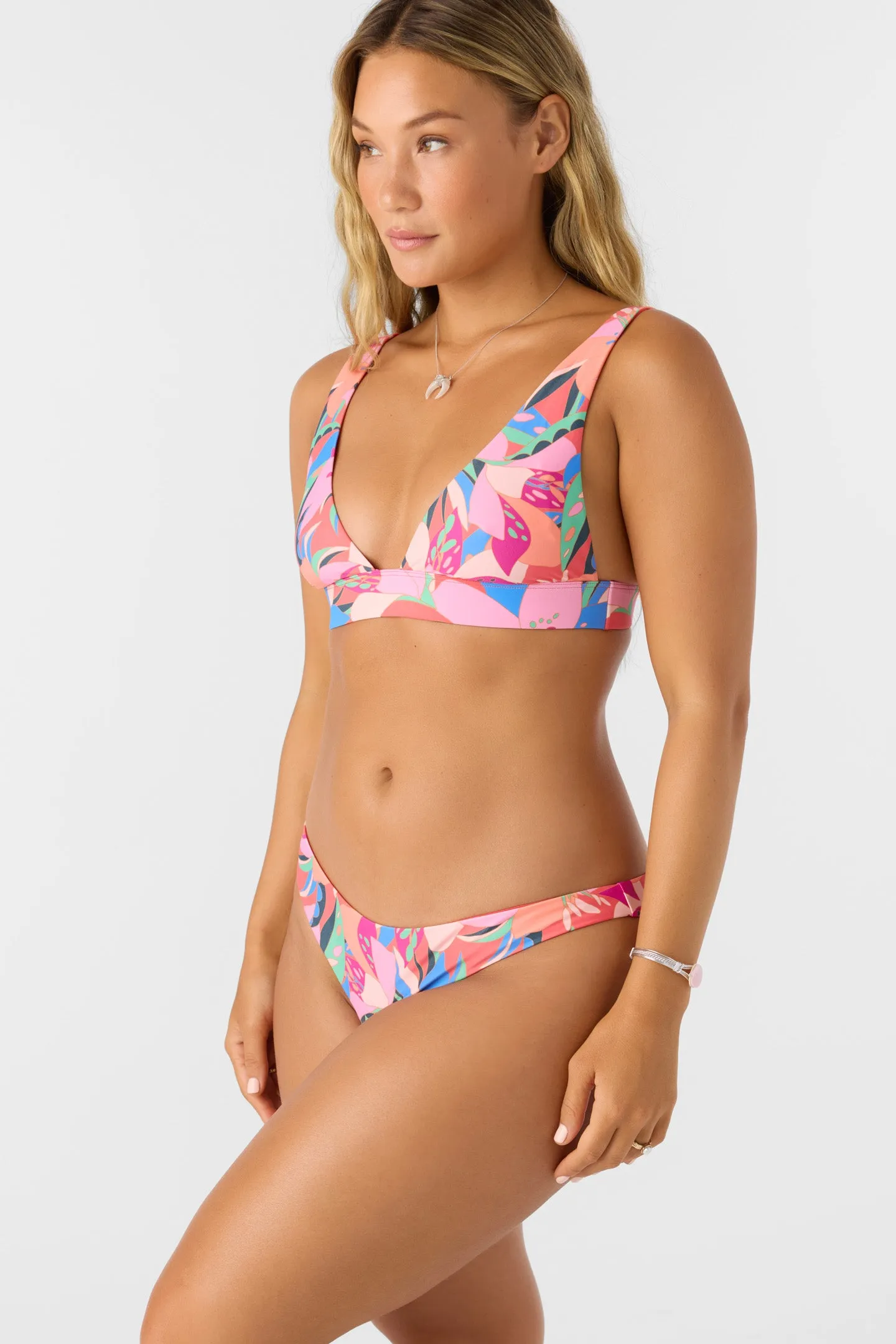 CABANA FLORAL CANCUN BRALETTE TOP