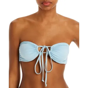 Dawn Womens Shimmer Convertible Bikini Swim Top