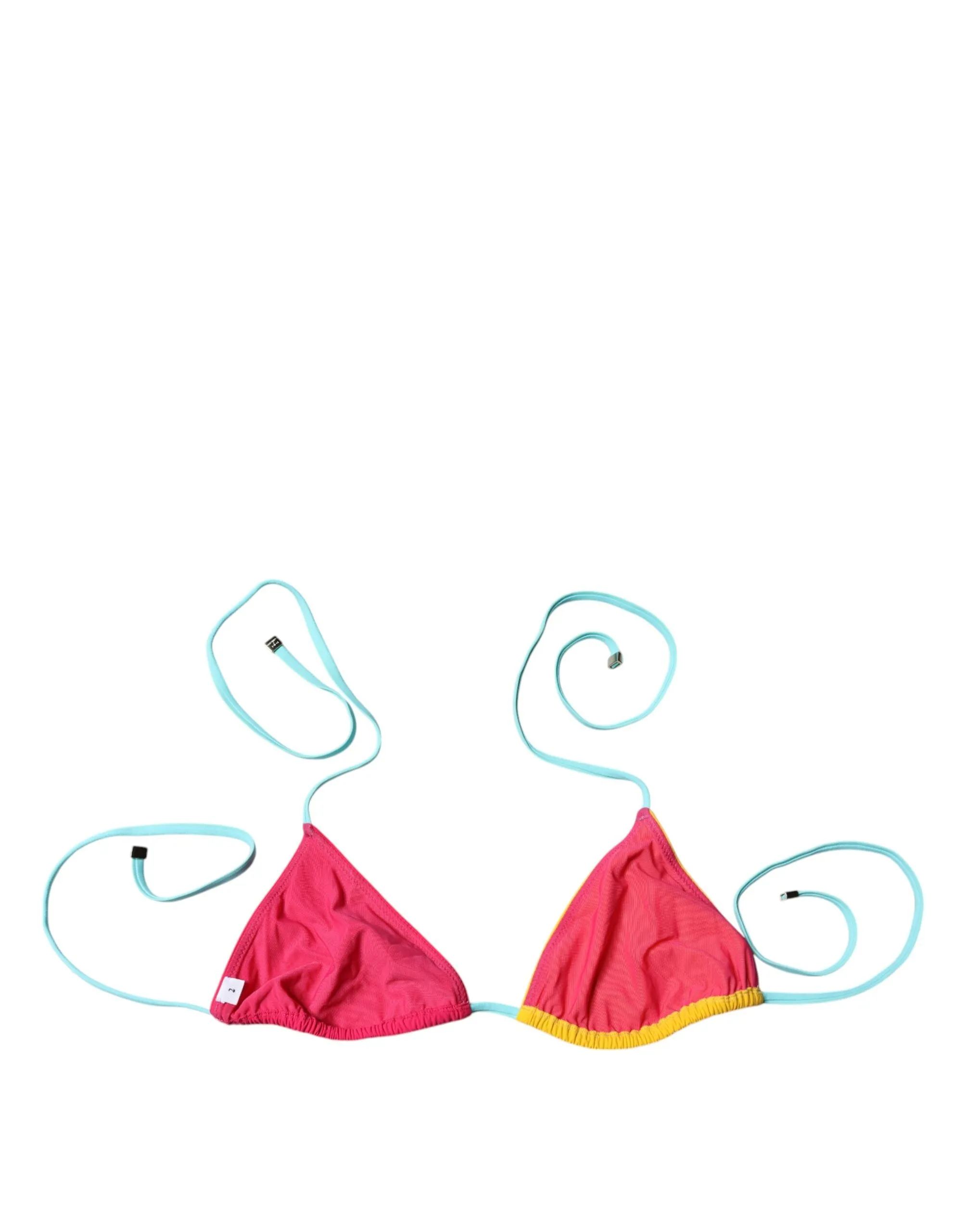 Dolce & Gabbana multi Halter Beachwear Bikini Top Women's Swimwear