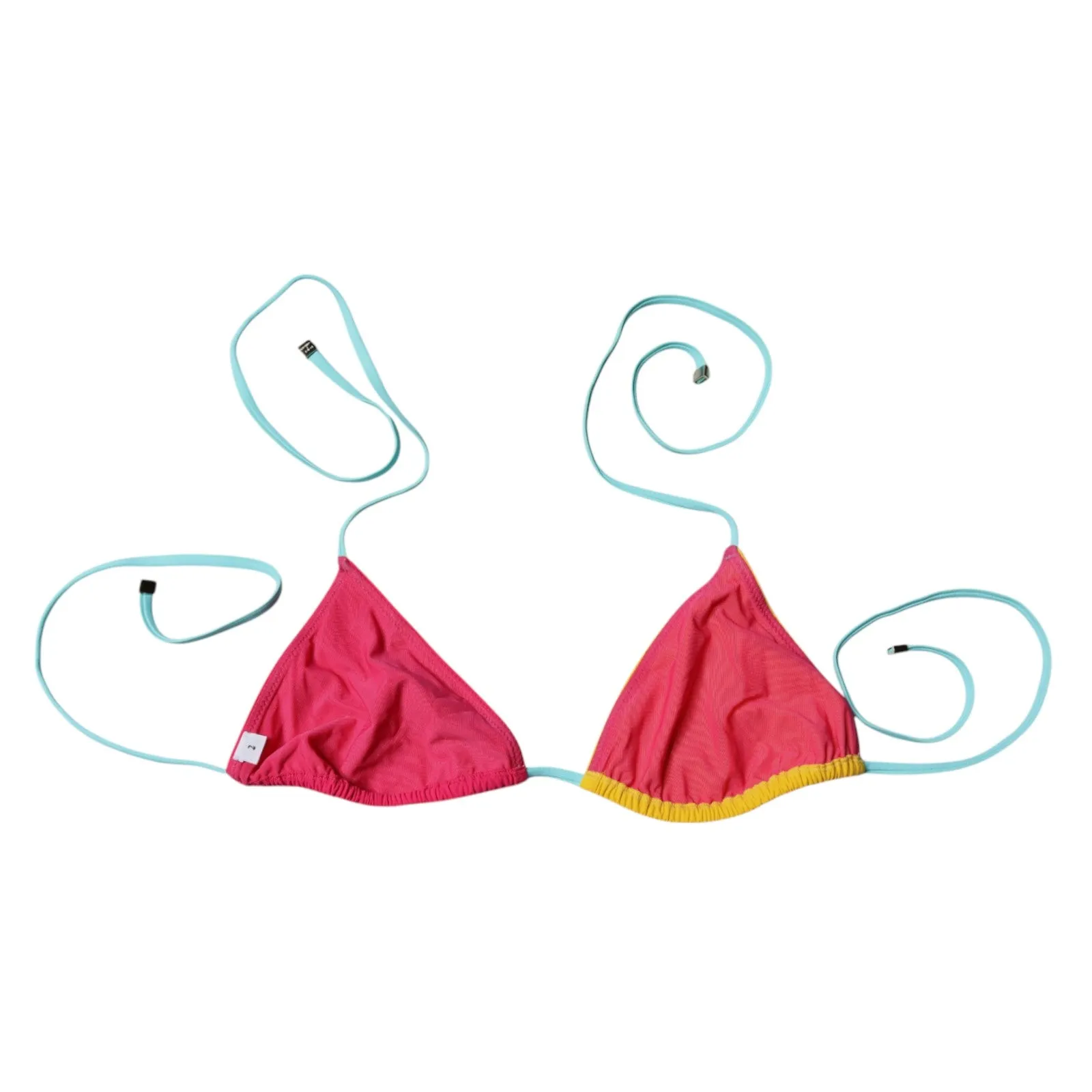 Dolce & Gabbana multi Halter Beachwear Bikini Top Women's Swimwear