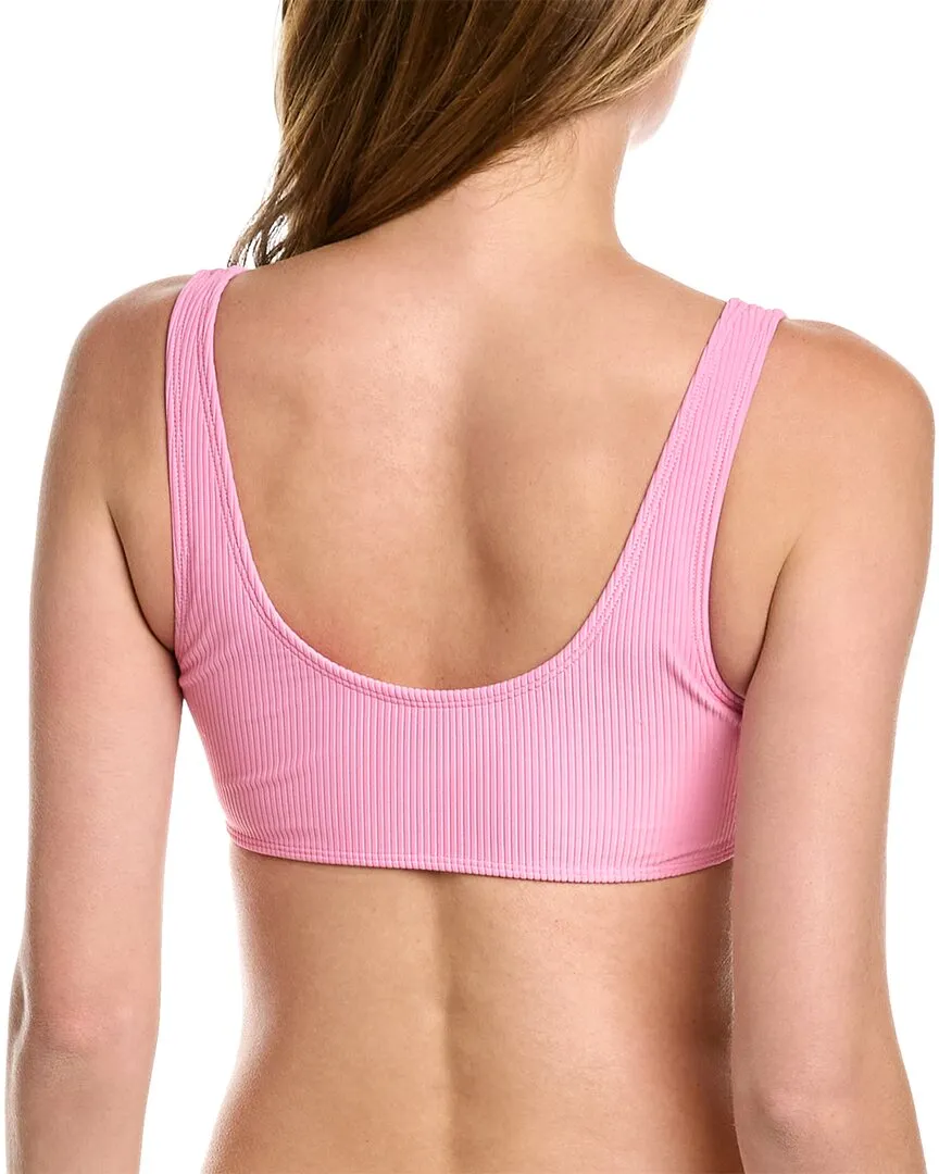 Frankies Bikinis Connor Ribbed Bikini Top