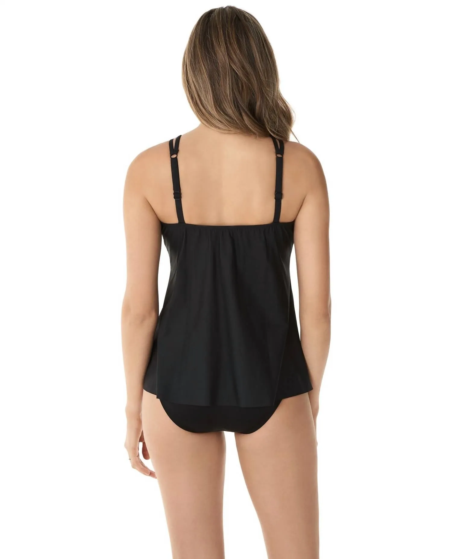 Genesis Shoreline Tankini Top In Multicolor