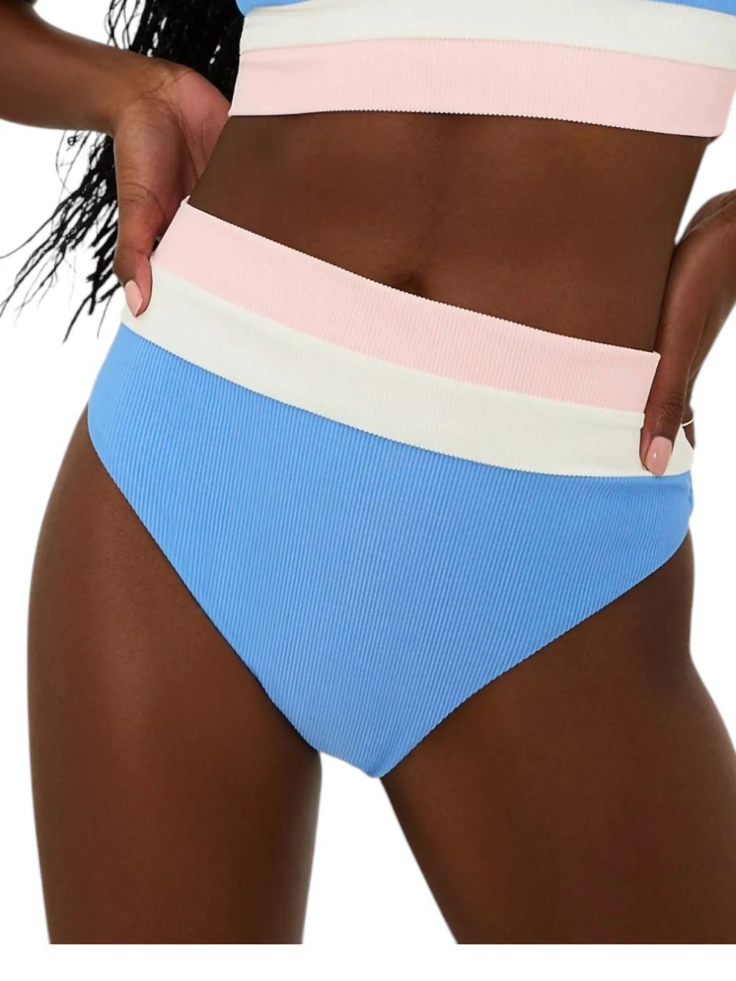 Heidi Bottom In Alps Colorblock