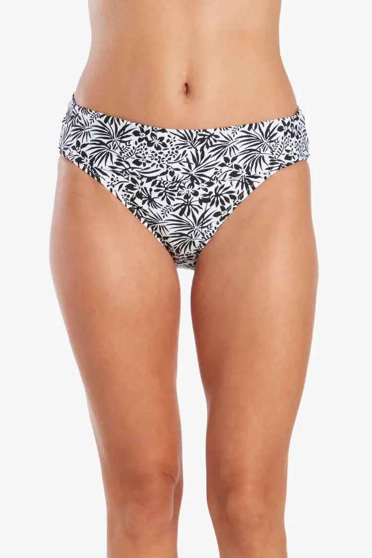 Helen Jon Underwear Womens Large White Black Tropical Convertible Hipster ERK571