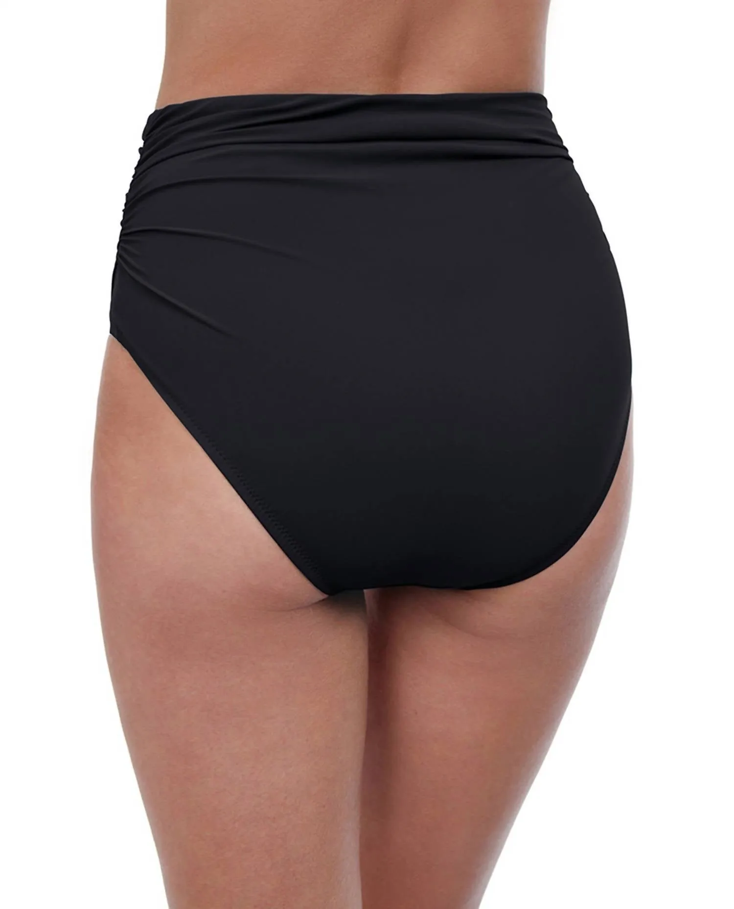 High Waisted Tankini Bottom In Tutti Frutti Black