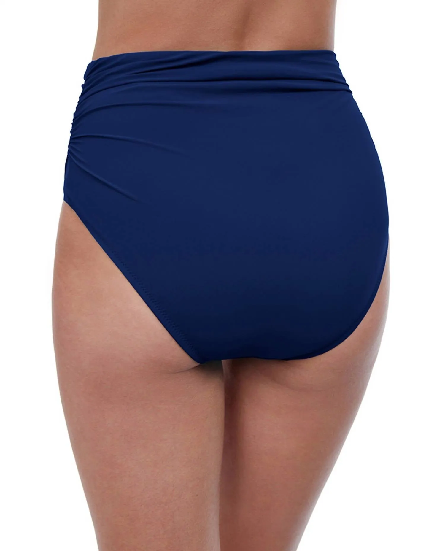 High Waisted Tankini Bottom In Tutti Frutti Navy