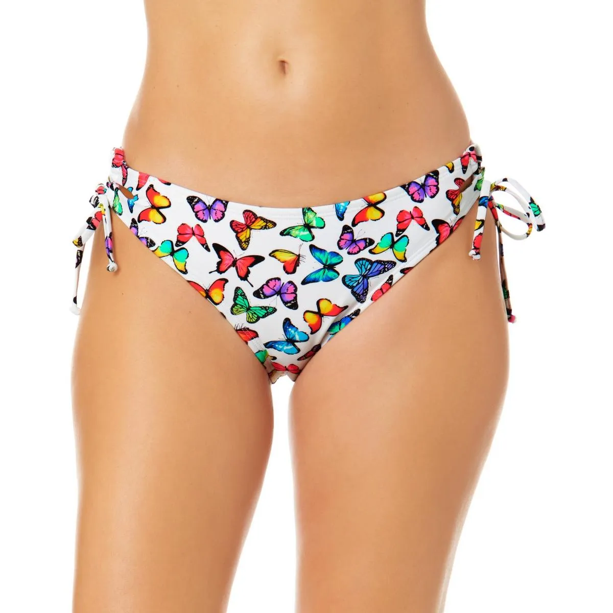 Juniors Womens Butterfly Side Tie Swim Bottom Separates