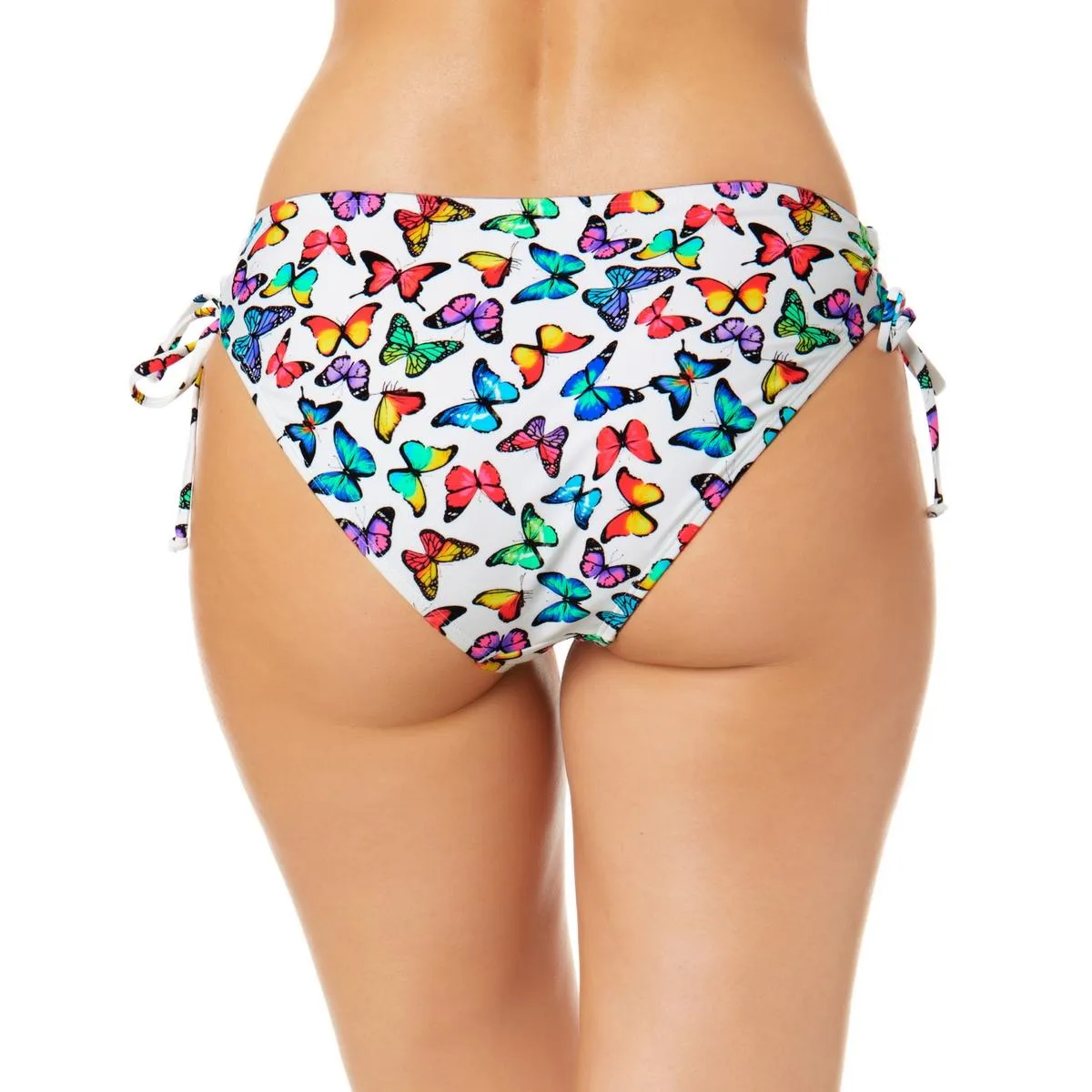 Juniors Womens Butterfly Side Tie Swim Bottom Separates