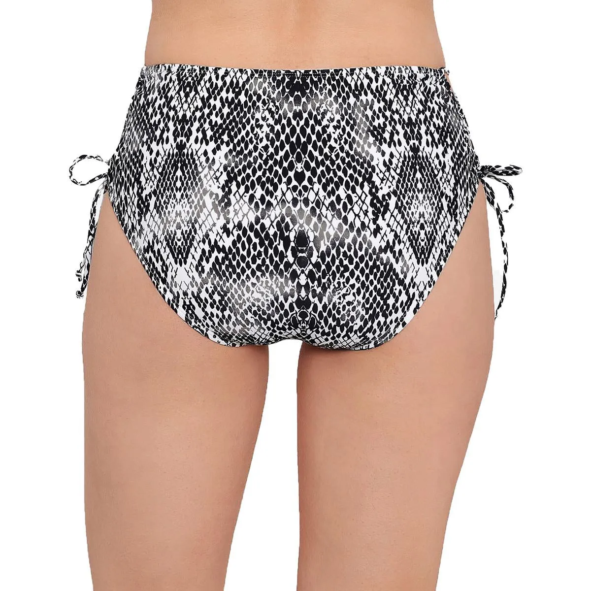 Juniors Womens Side Tie High Waist Swim Bottom Separates