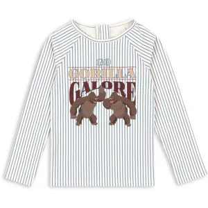 Konges Sljd Aster Swim Blouse Stripe Bluie