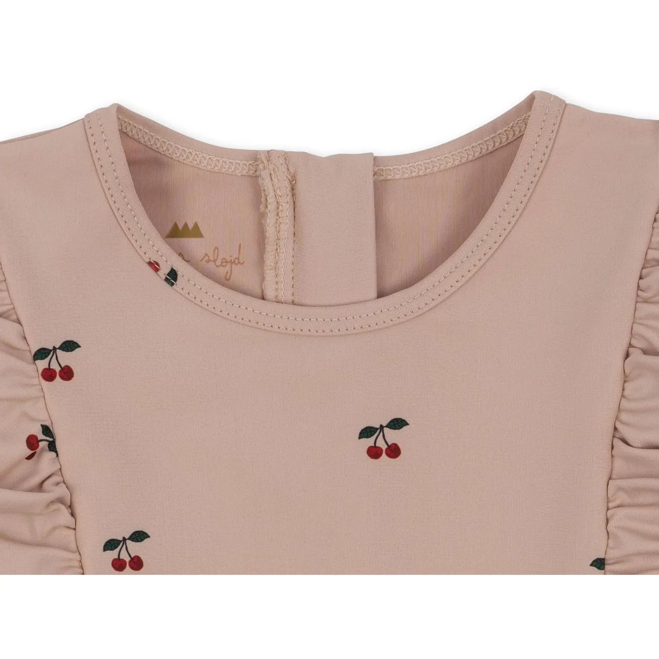 Konges Sljd Manuca Frill Swim Blouse Cherry Blush
