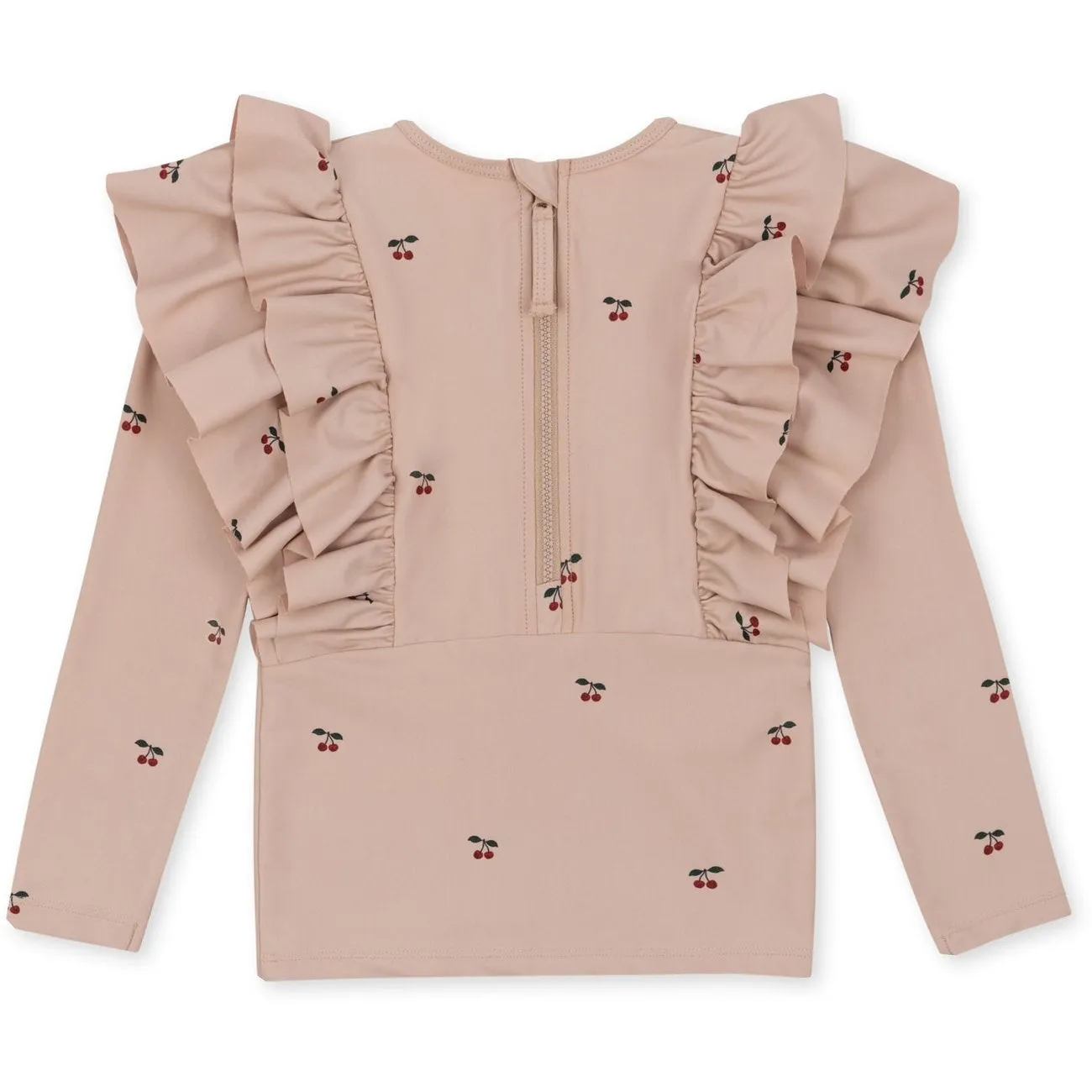 Konges Sljd Manuca Frill Swim Blouse Cherry Blush