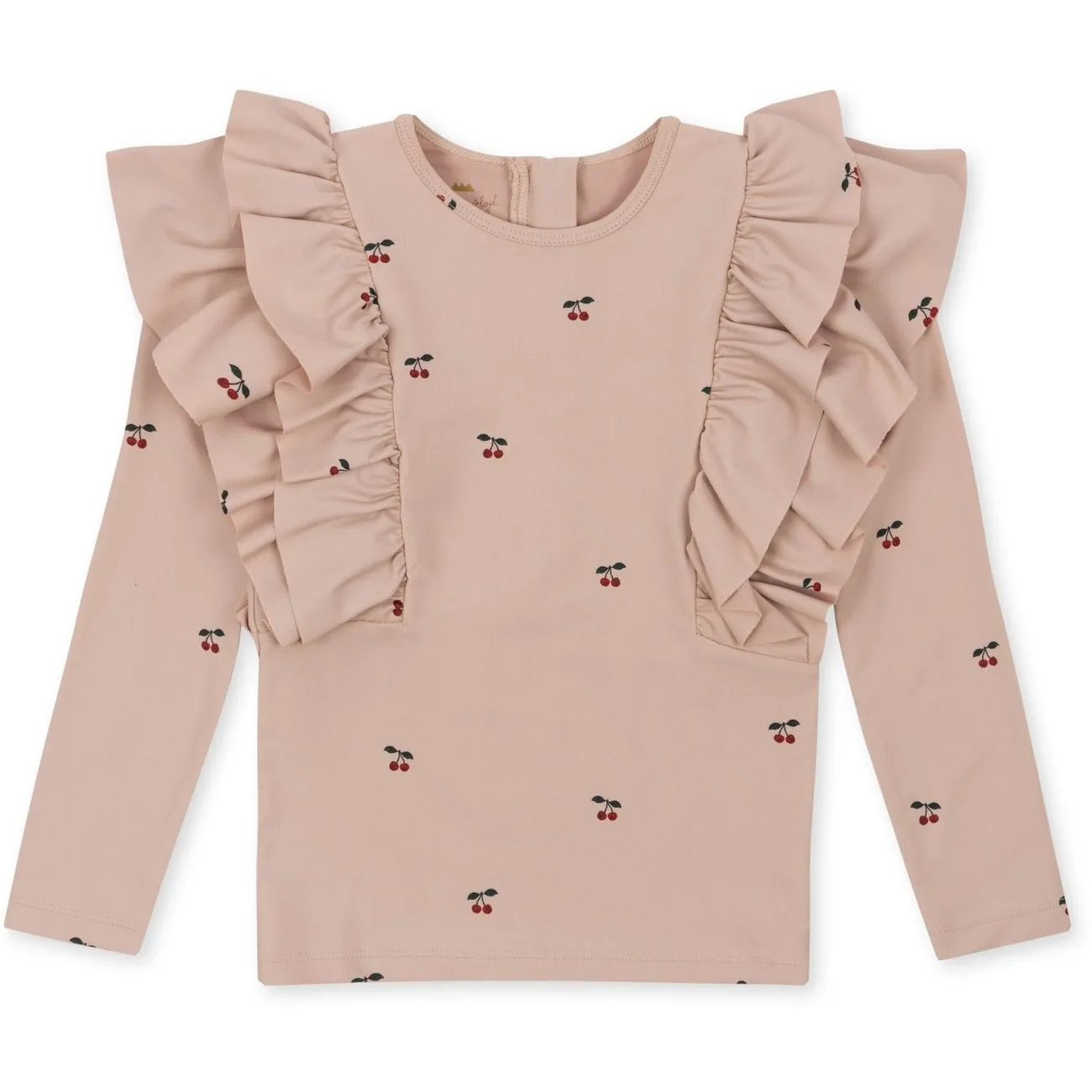 Konges Sljd Manuca Frill Swim Blouse Cherry Blush