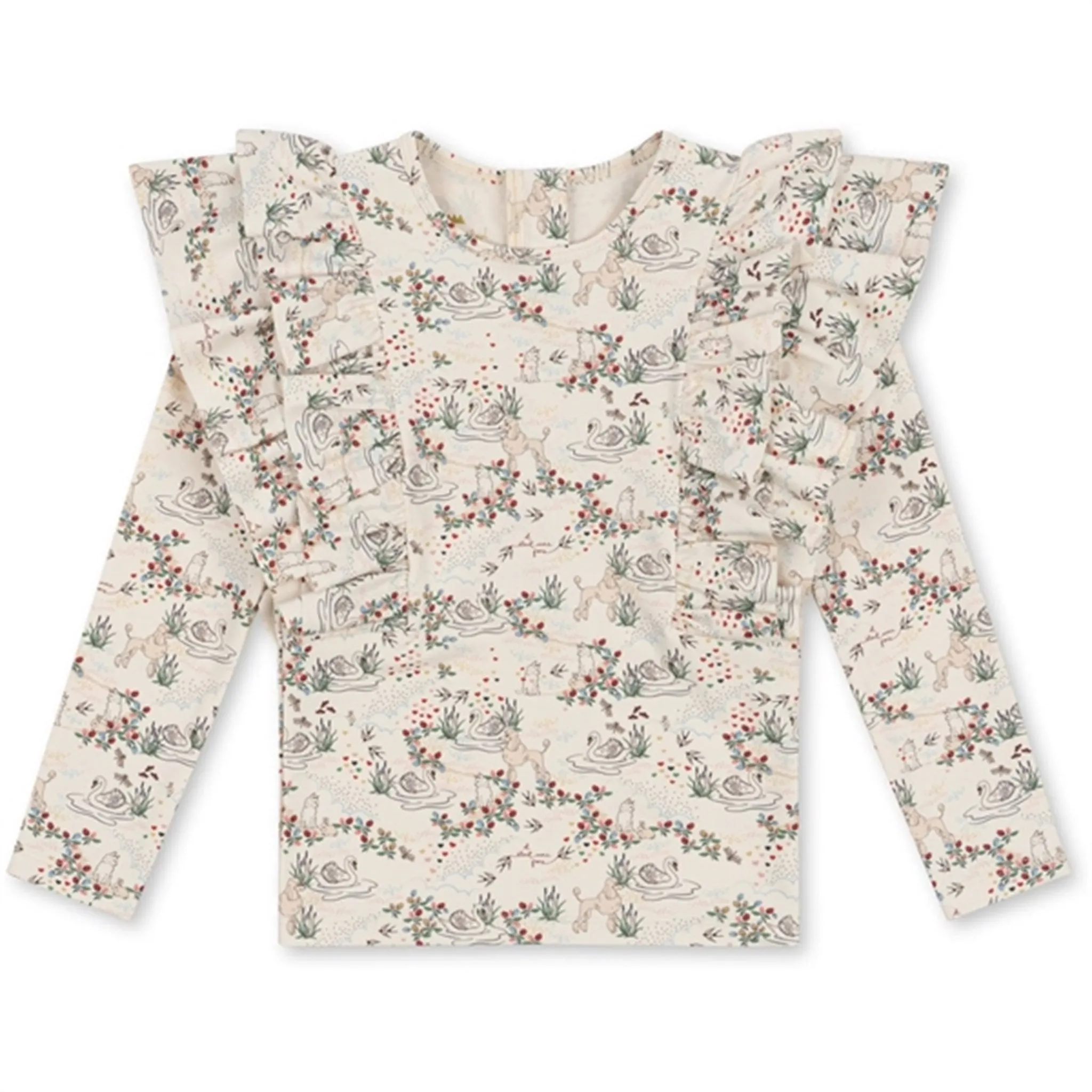 Konges Sljd Manuca Frill Swim Blouse Mizumi