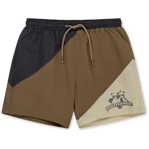 Konges Sljd Shitake Color Block Ebbe Swimshorts