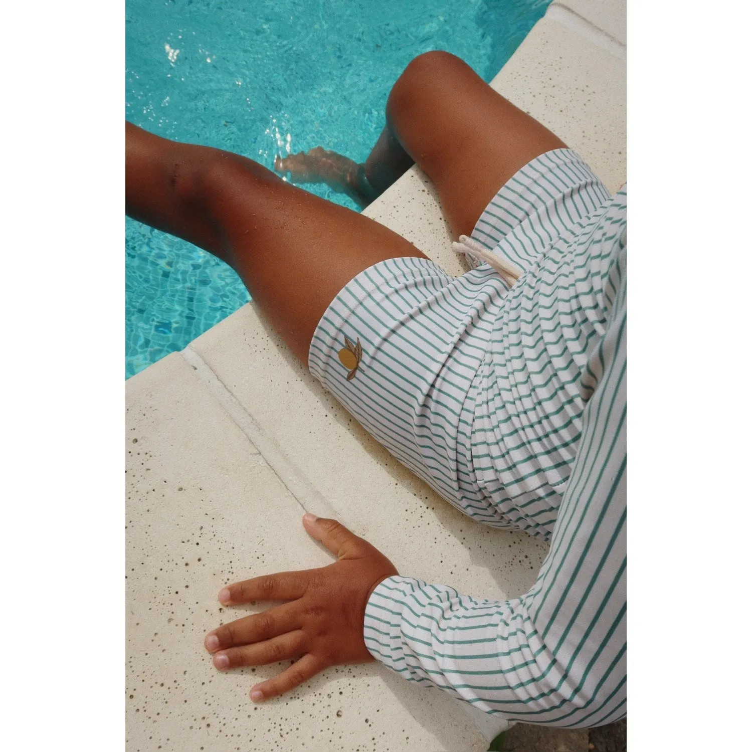 Konges Sljd Tea Stripe Aster Swim Blouse Grs