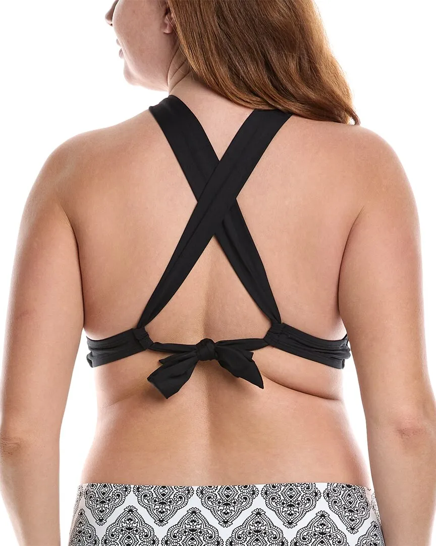 La Blanca Ig High Neck Midline Top