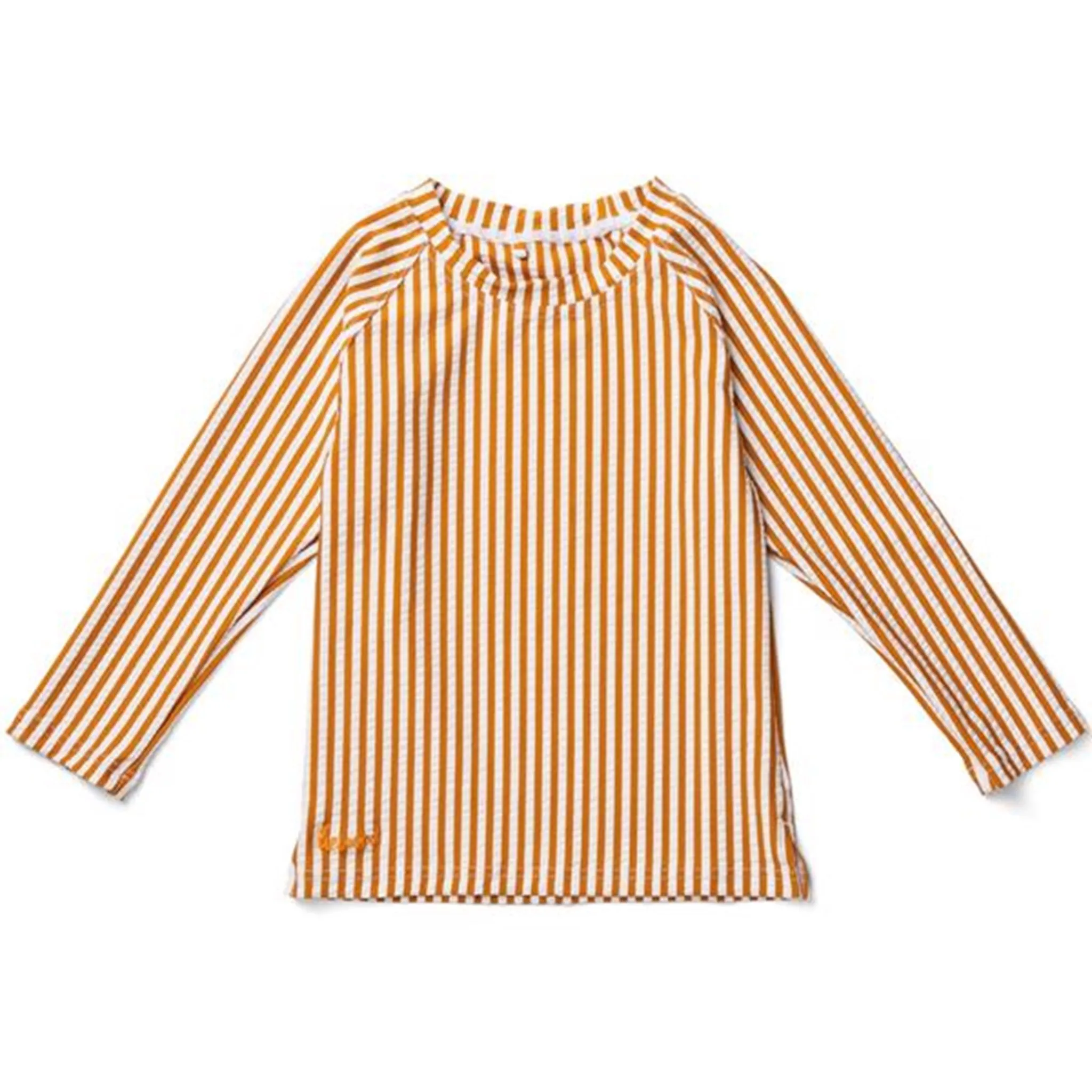 Liewood Noah Swim Tee Stripe Mustard/White