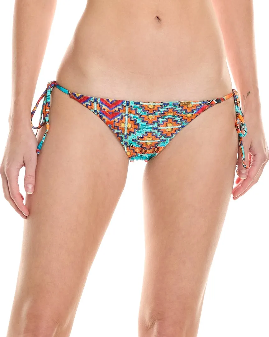 Luli Fama Ruched Tie Side Brazilian Bottom