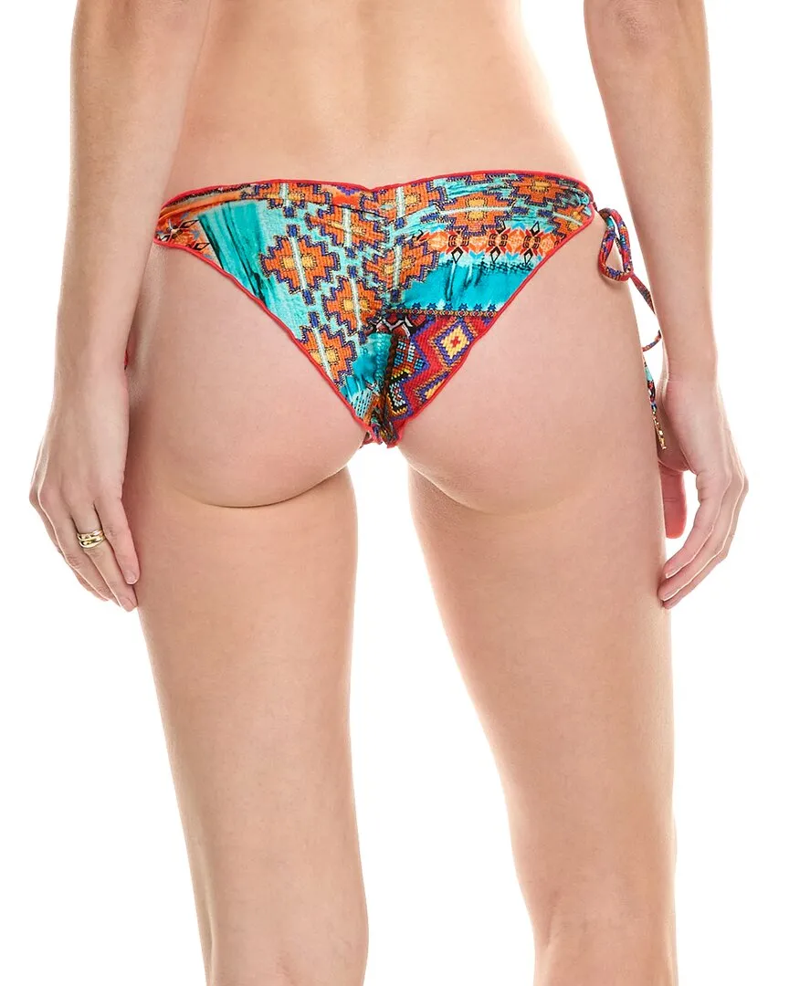 Luli Fama Ruched Tie Side Brazilian Bottom