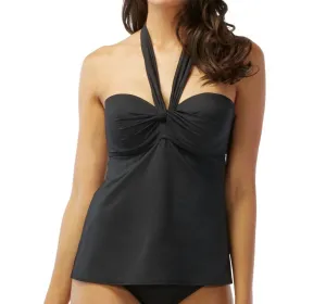 Master Classic D-Cup The Five Way Underwire Tankini Top In Black