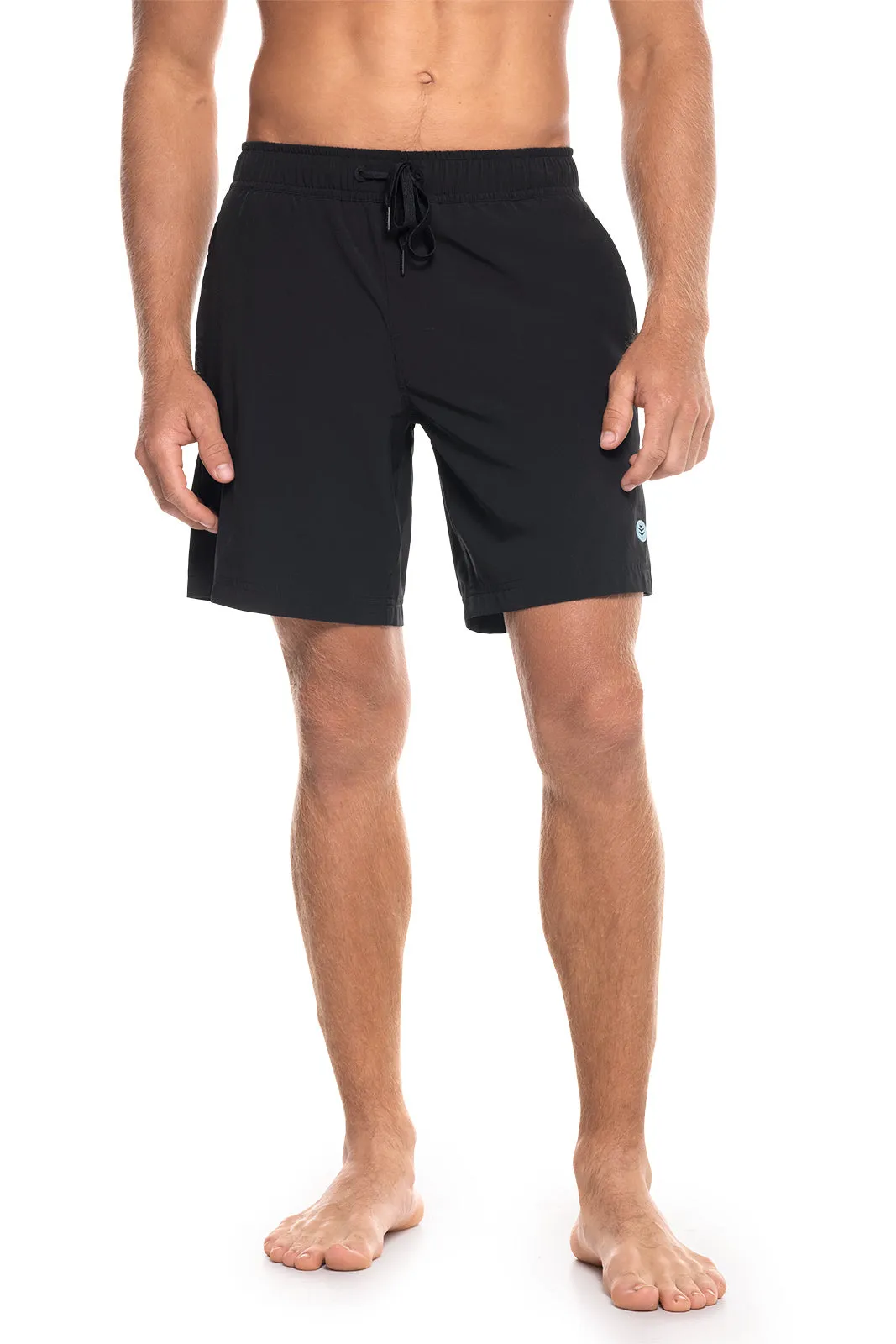 Men's Kahuna Swimming Shorts | Black Mercury Piping