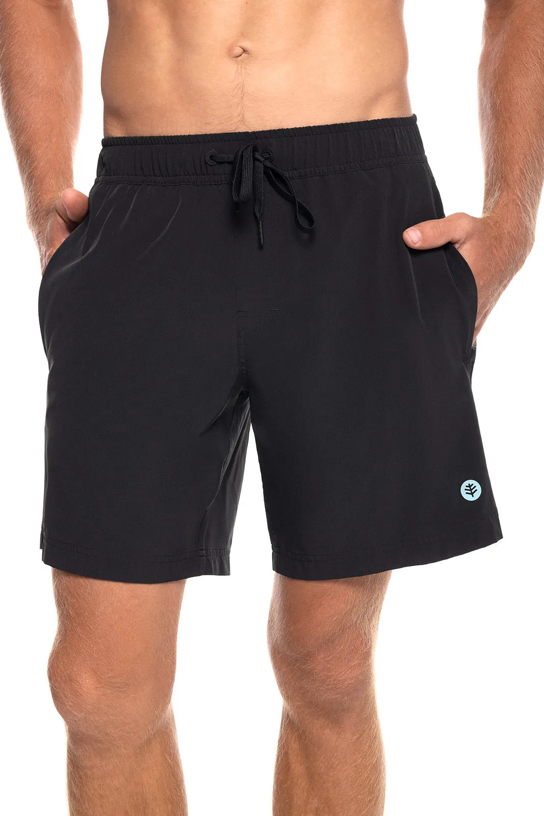 Men's Kahuna Swimming Shorts | Black Mercury Piping