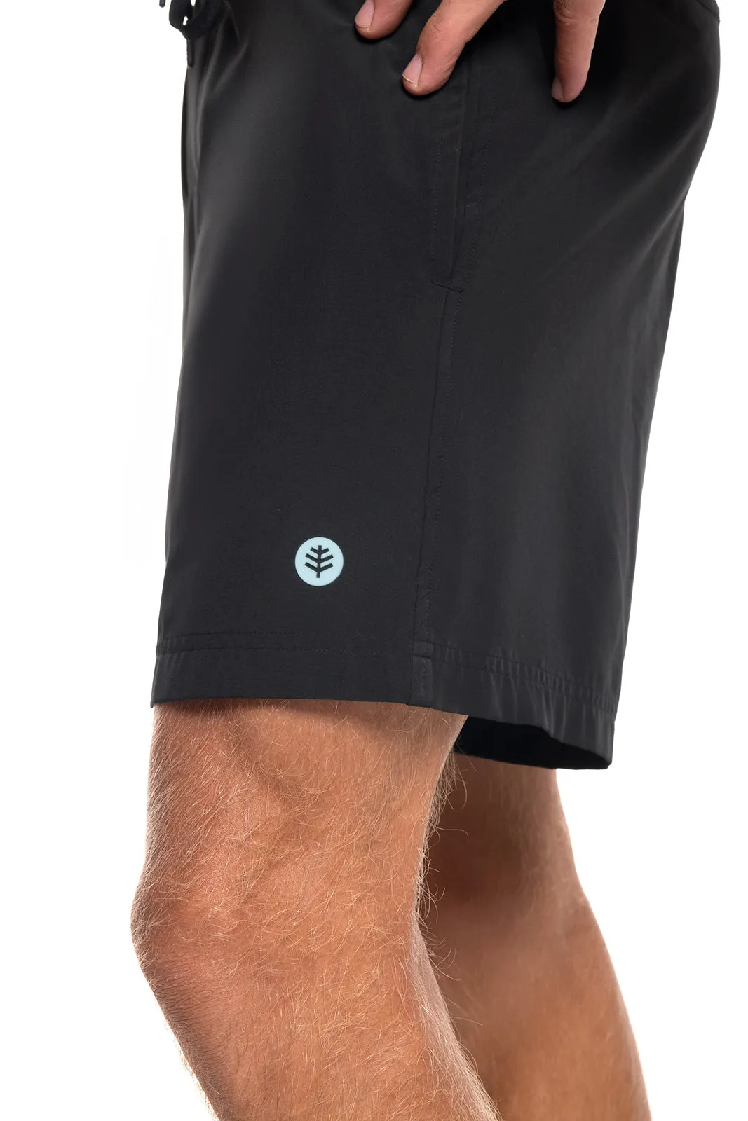 Men's Kahuna Swimming Shorts | Black Mercury Piping