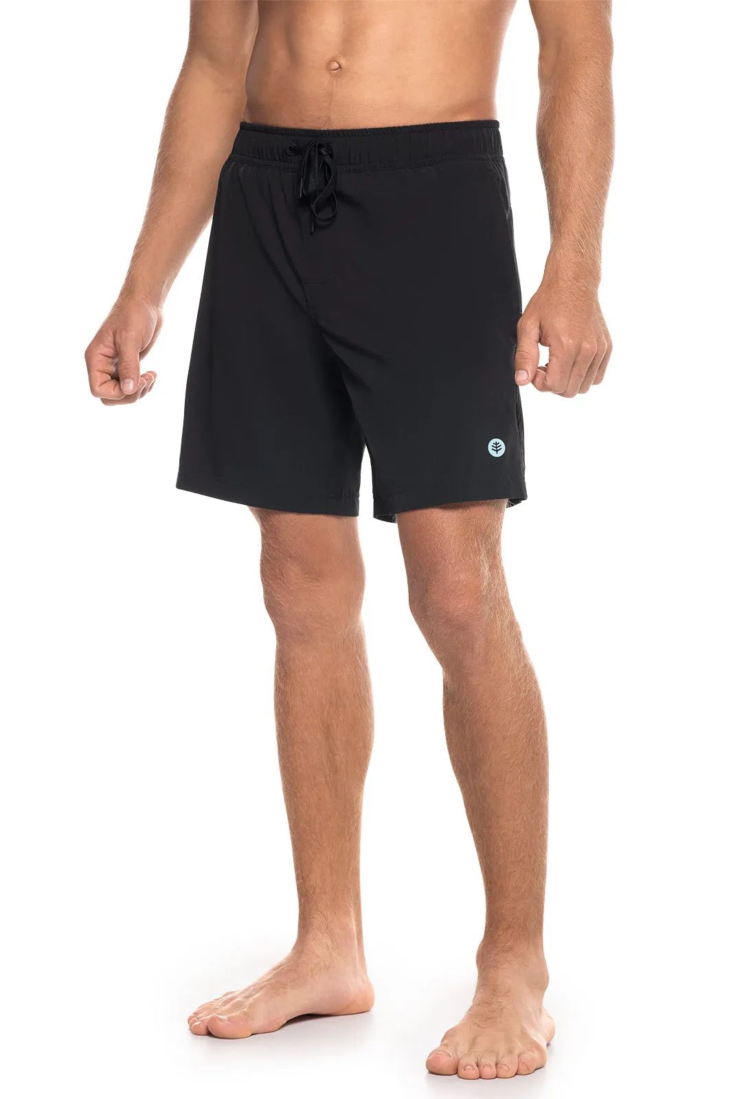 Men's Kahuna Swimming Shorts | Black Mercury Piping
