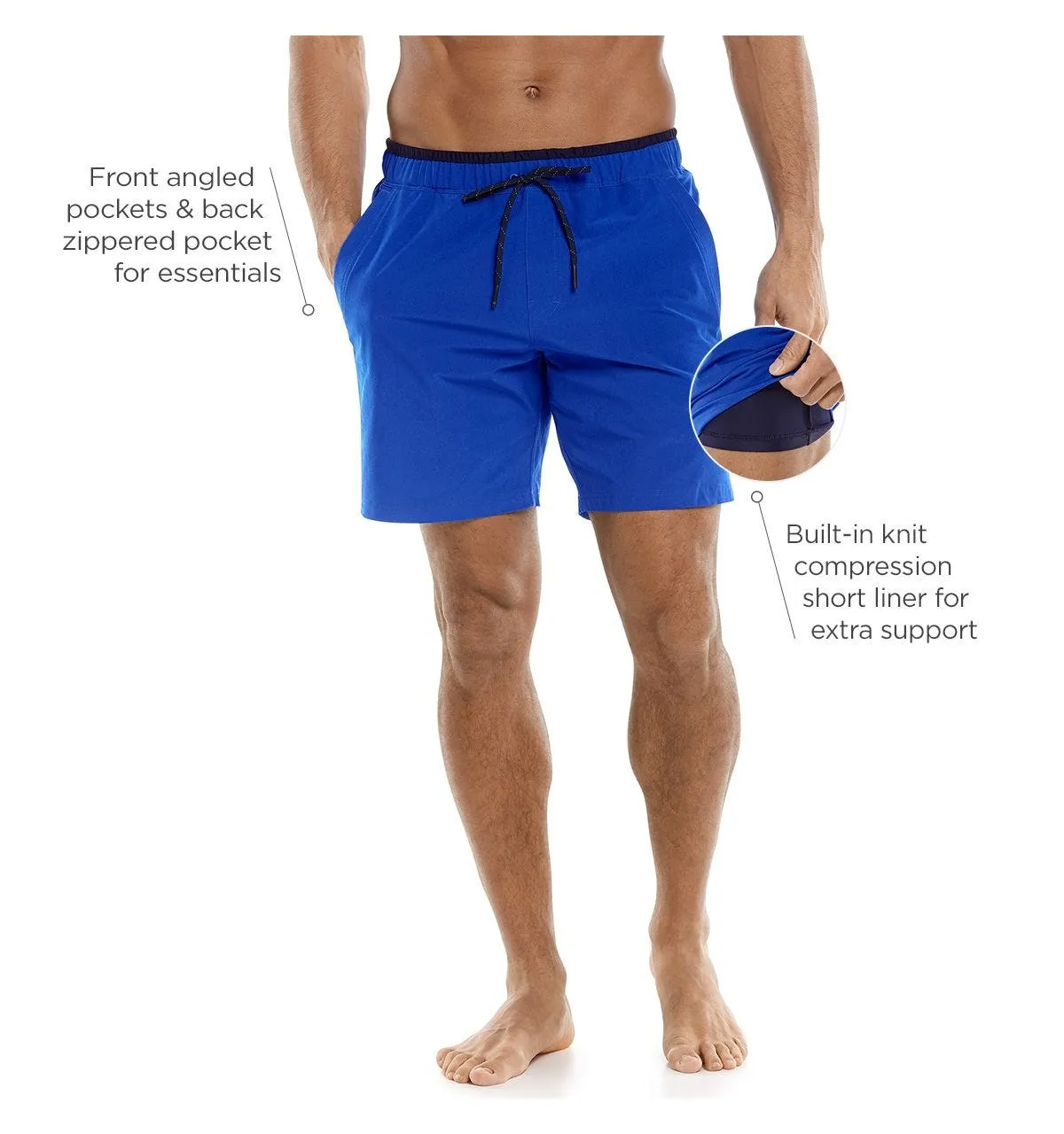 Men's Kahuna Swimming Shorts | Cobalt