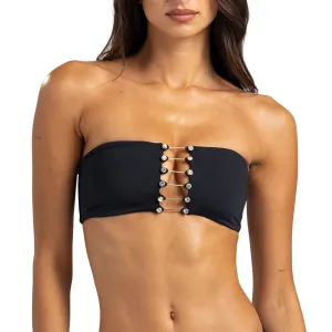 Noelani Bandeau Top Black