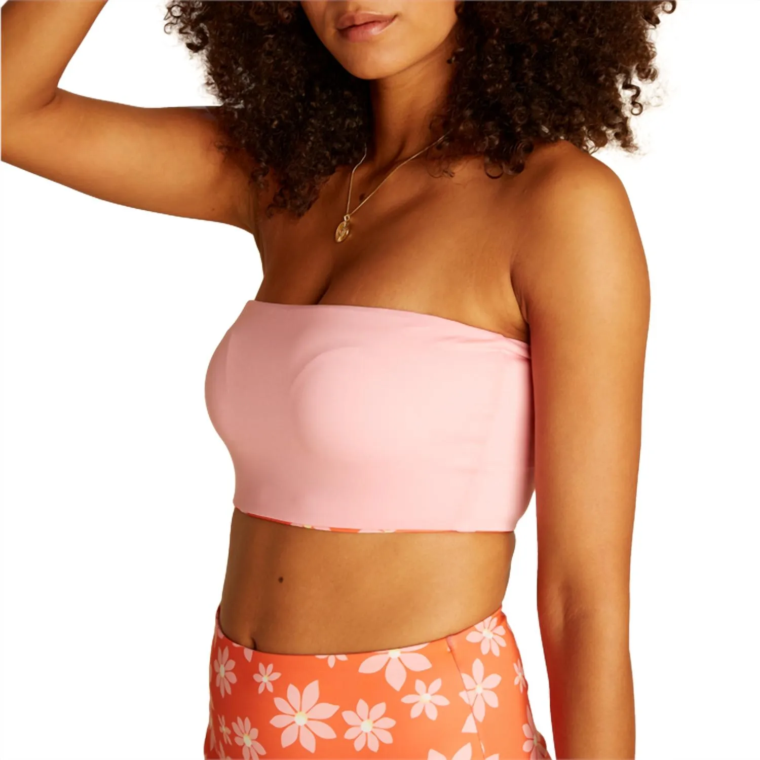 Out West Tube Top Bikini In Orange