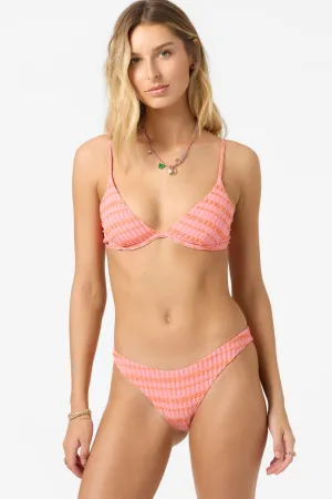 PARADISE PLAID HONOPU BRA TOP