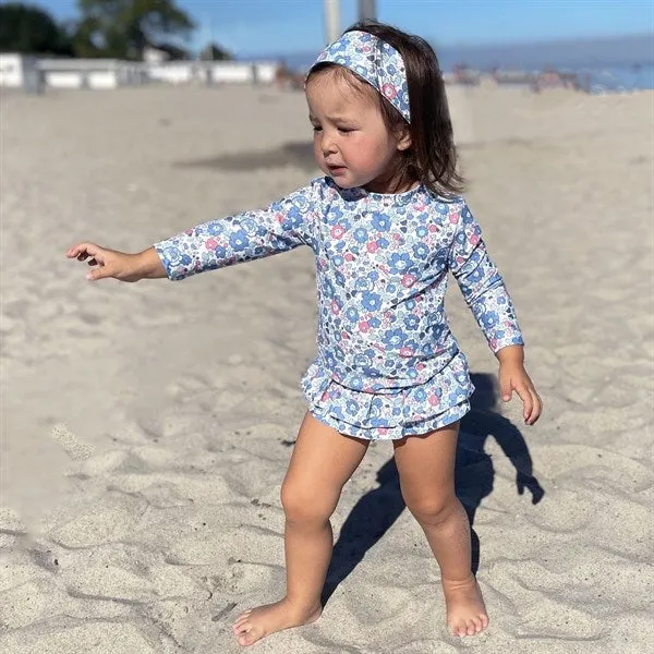 Petit Crabe Betsy B Sydney Swim Shirt Liberty fabric