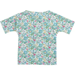 Petit Crabe Betsy D Luna Boatneck Swim Shirt Liberty fabric