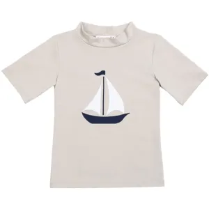 Petit Crabe Latte Ash Swim Shirt