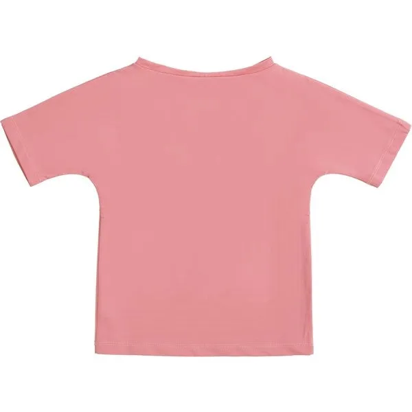Petit Crabe Lemonade Luna Vita Boatneck Swim Shirt