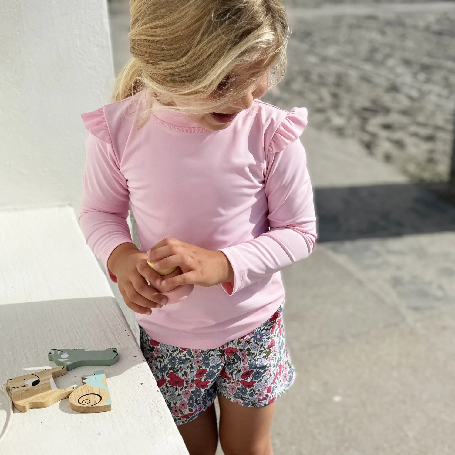 Petit Crabe Milk Sydney Uv Swimshirt L/S
