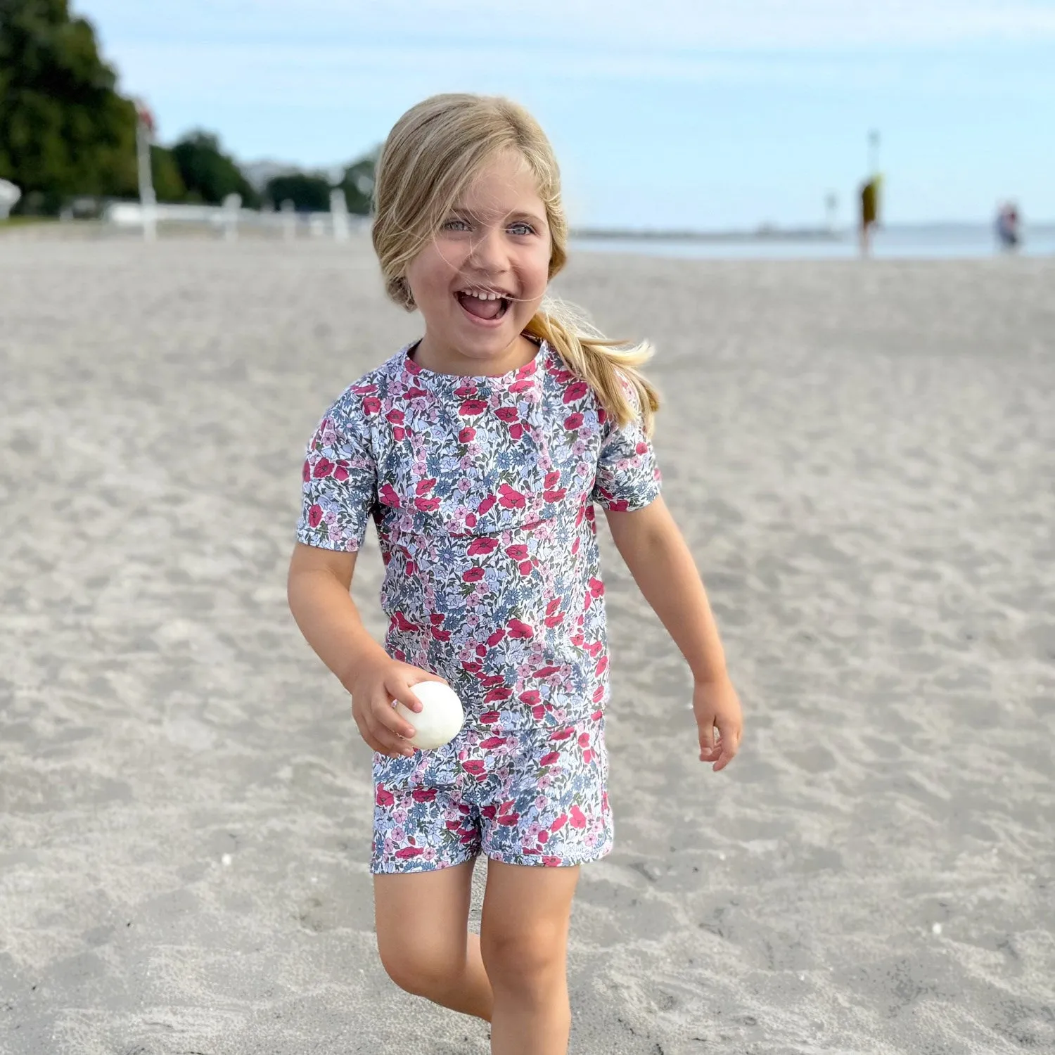 Petit Crabe Poppy & Daisy P Alexa Swim Shorts - Made of Liberty Fabric
