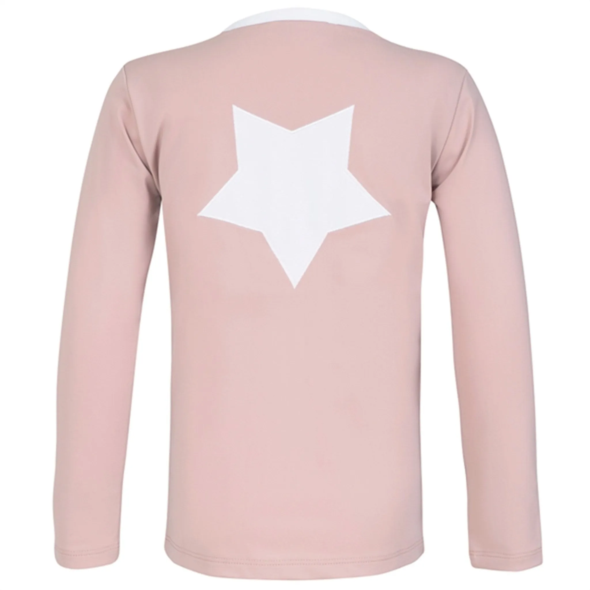 Petit Crabe Rose Nude Etoile Star UV Shirt with Zipper