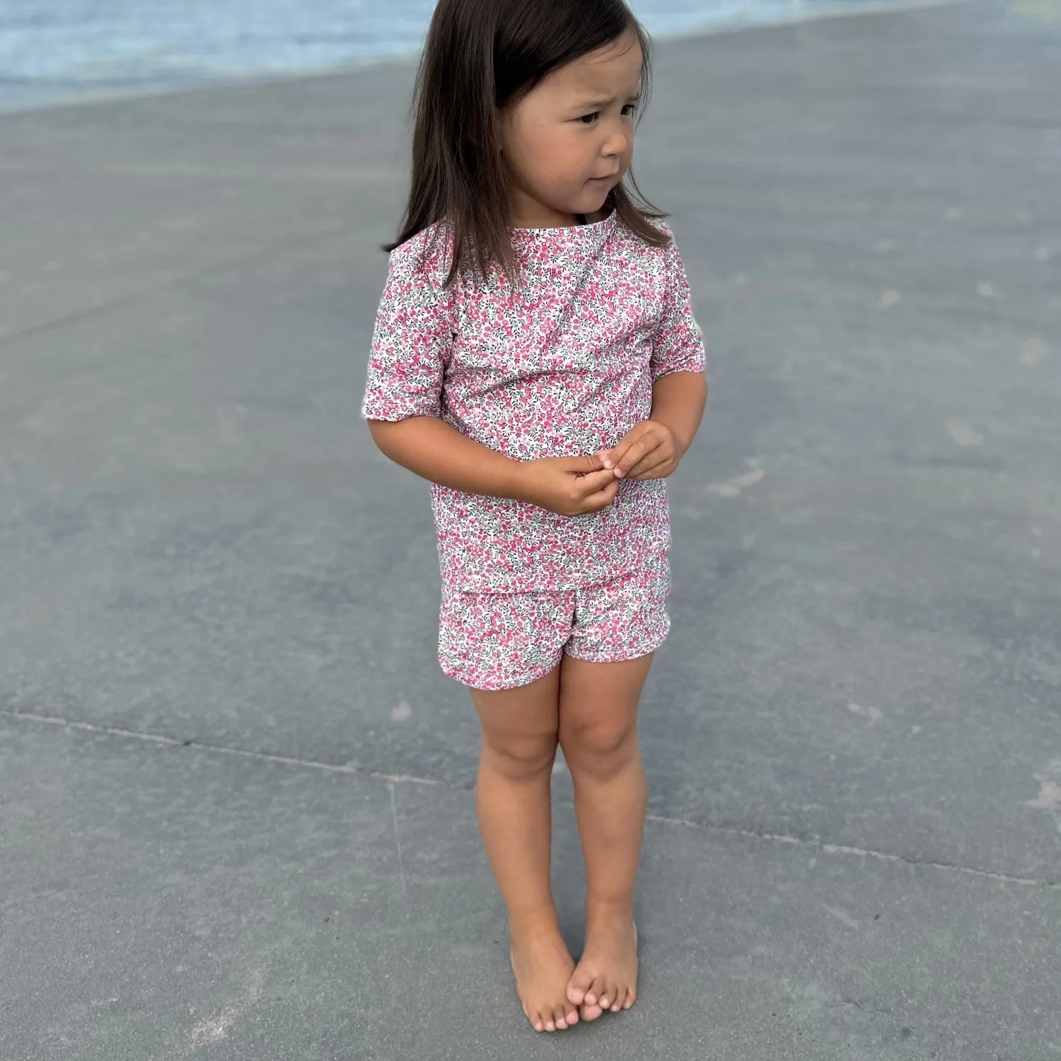 Petit Crabe Wiltshire Bud Alexa Swim Shorts - Made With Liberty Fabric