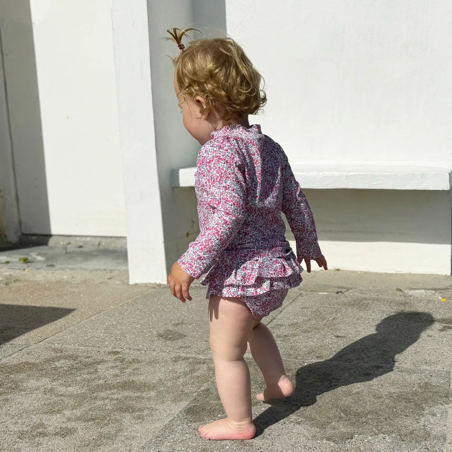 Petit Crabe Wiltshire Bud Sydney Uv Swimshirt L/S - Made With Liberty Fabric