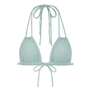 Powder Blue Euro Bow Bikini Top
